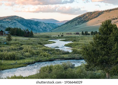 Winding River In Stanley Idaho