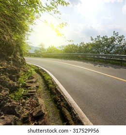 Winding road Background