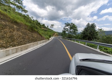 Winding road Background