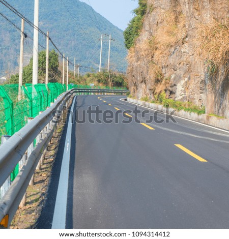 Winding road background