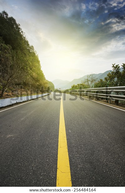 Winding road background

