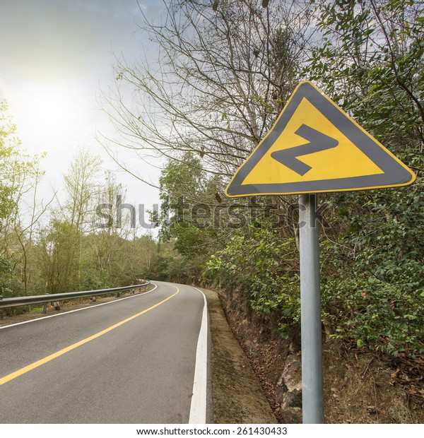 Winding road background\
