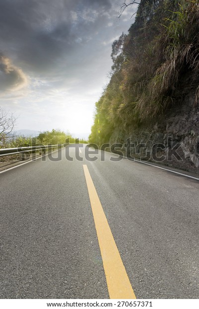 Winding road\
background
