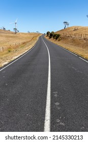 A Winding Road Located In Southeast South Australia On February 19th 2022