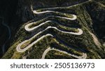 Winding Serra da Leba Road in Angola showcases dramatic landscapes and twisting turns