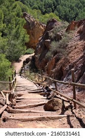 A Winding Staircase In The Mountains Of Murcia