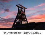 The winding tower of the Zollverein colliery in Essen - Germany