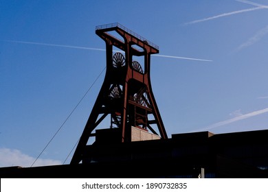 The winding tower of the Zollverein colliery in Essen - Germany - Shutterstock ID 1890732835