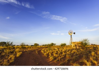 Windmill in the Australian outback.