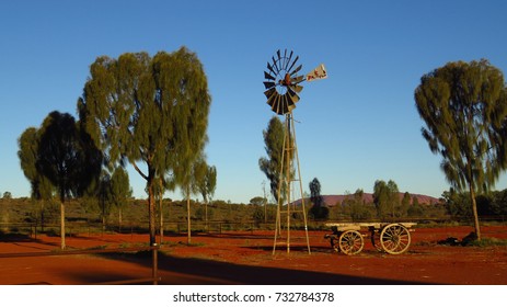 Windmill in the Australian outback