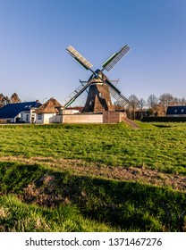 Windmill and a blue sky
