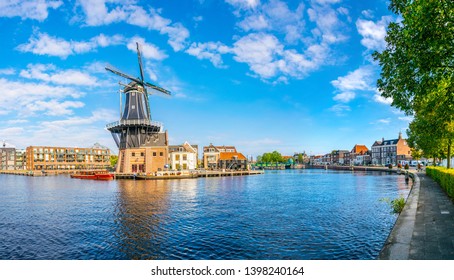 windmill de Adriaan in Haarlem, Netherlands