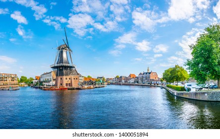 windmill de Adriaan in Haarlem, Netherlands