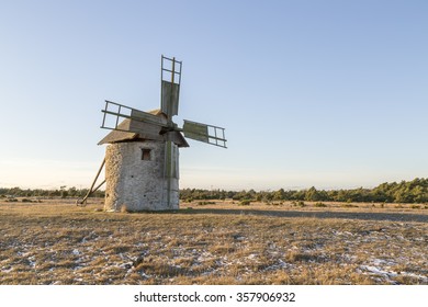 Windmill in Field