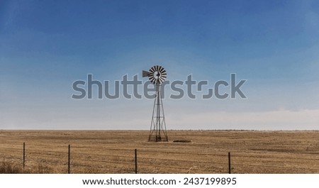 Windmill on a Texas Ranch