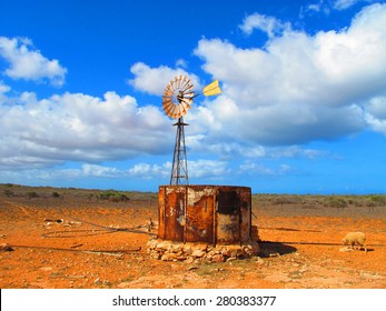 windmill, outback, australia