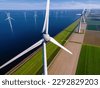 windmills holland aerial