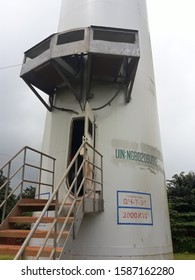 Windmill Present In Kolhapur District ,close View Of Windmill