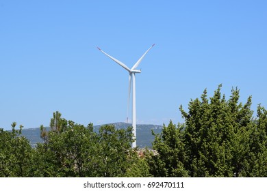 Windmill, Ravni Kotari, Croatia