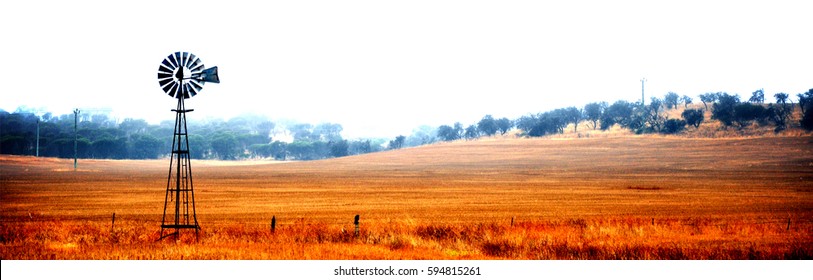 Windmill In Western Australia