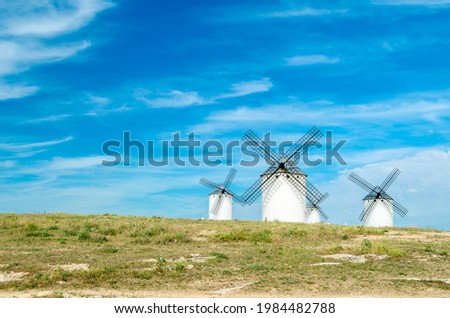 Windmills in Campo de Criptana, Spain, on Don Quixote Route