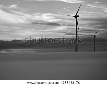 Similar – Wind-Rad Windkraftanlage