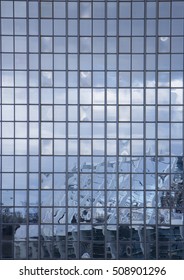 Window of a big building background