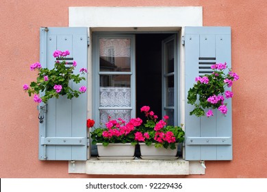 Window box flower arrangement, Burgundy, France - Powered by Shutterstock