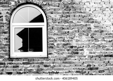 Window in brick wall