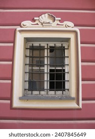 a window close-up from an old facede