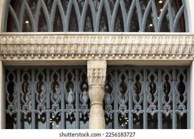  Window detail.  Traditional Turkish architecture details.