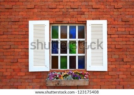 window and flowerbox