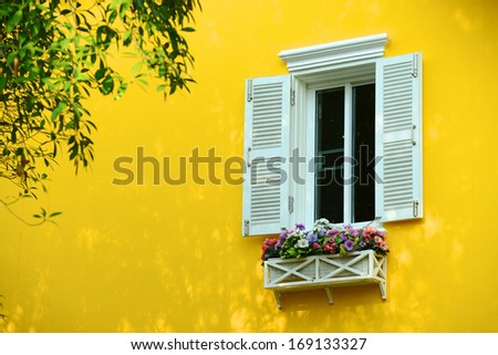 Window with flowerbox