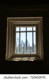 Window At Fort Spokane In Lake Roosevelt National Recreation Area