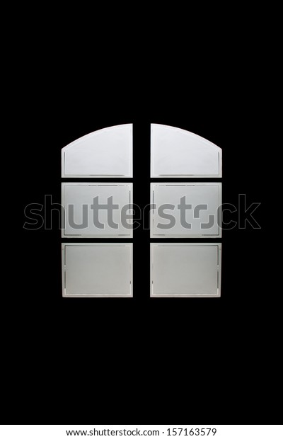 Window Frosted Glass On Black Background Stock Photo Edit Now