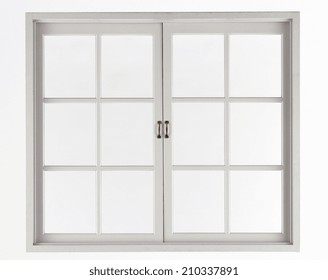 Window isolated on white