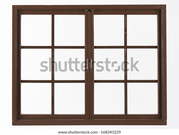 Window Isolated On White Stock Photo (Edit Now) 168343229