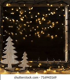 Window, Lights In Night, Fairy Lights