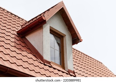 A Window In The Mansard Roof. 