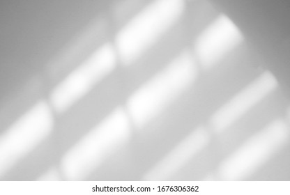 Window natural shadow overlay effect on white texture background, for overlay on product presentation, backdrop and mockup
