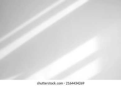 Window natural shadow overlay effect on white texture background, for overlay on product presentation, backdrop and mockup, summer seasonal concept - Shutterstock ID 2164434269