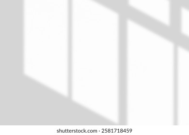 window pane shadow overlay effect on white background