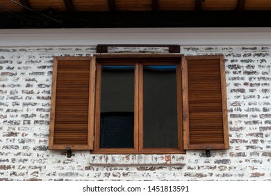 Window second floor in some building