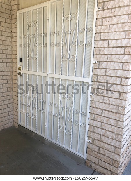 Window Security Bars Unsafe Fire Hazard Stock Photo Edit Now