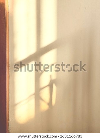 Window shadow on the wall