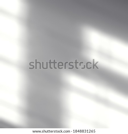 Window Shadow Sunlight Photo Overlay, Sun Light Minimal Shape Photography Smooth Blurred White Wall Composition. Use Multiply Overlay Mode.