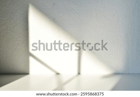 Window shadow sunlight slant texture white wall background