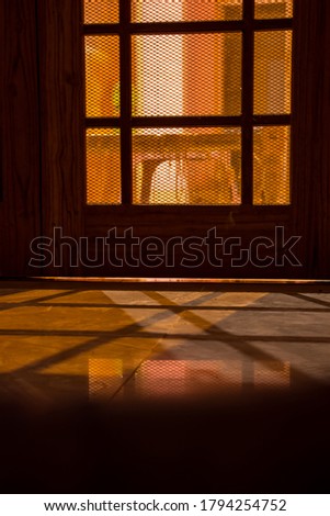 Similar – Play of light Ruin Window