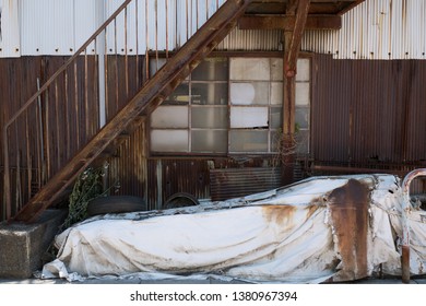 A Window Of A Small Factory