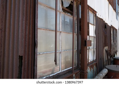 A Window Of A Small Factory